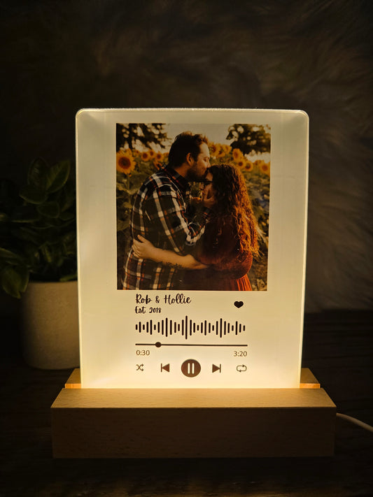 Acrylic Light Up Photo Stand